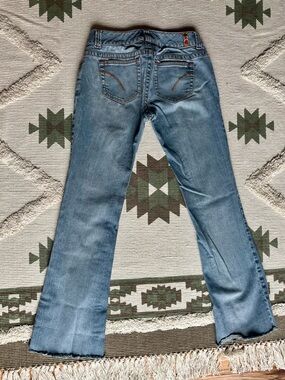Blue Asphalt Flare Leg Jeans